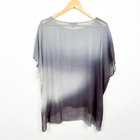 Eileen Fisher watercolor sheet tunic blouse top size medium - Picture 5 of 7